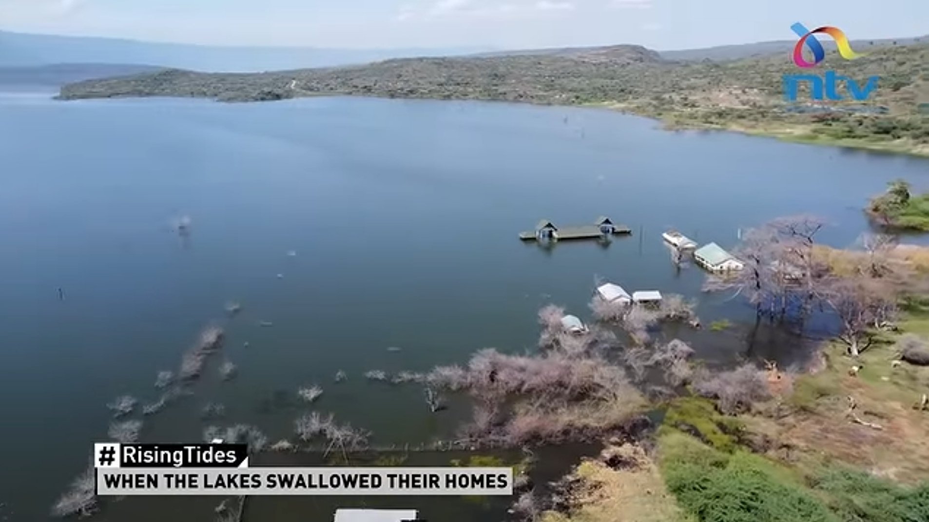 Homes, Farms and Roads Swallowed as Baringo and Bogoria Lakes Edge Toward Merger
