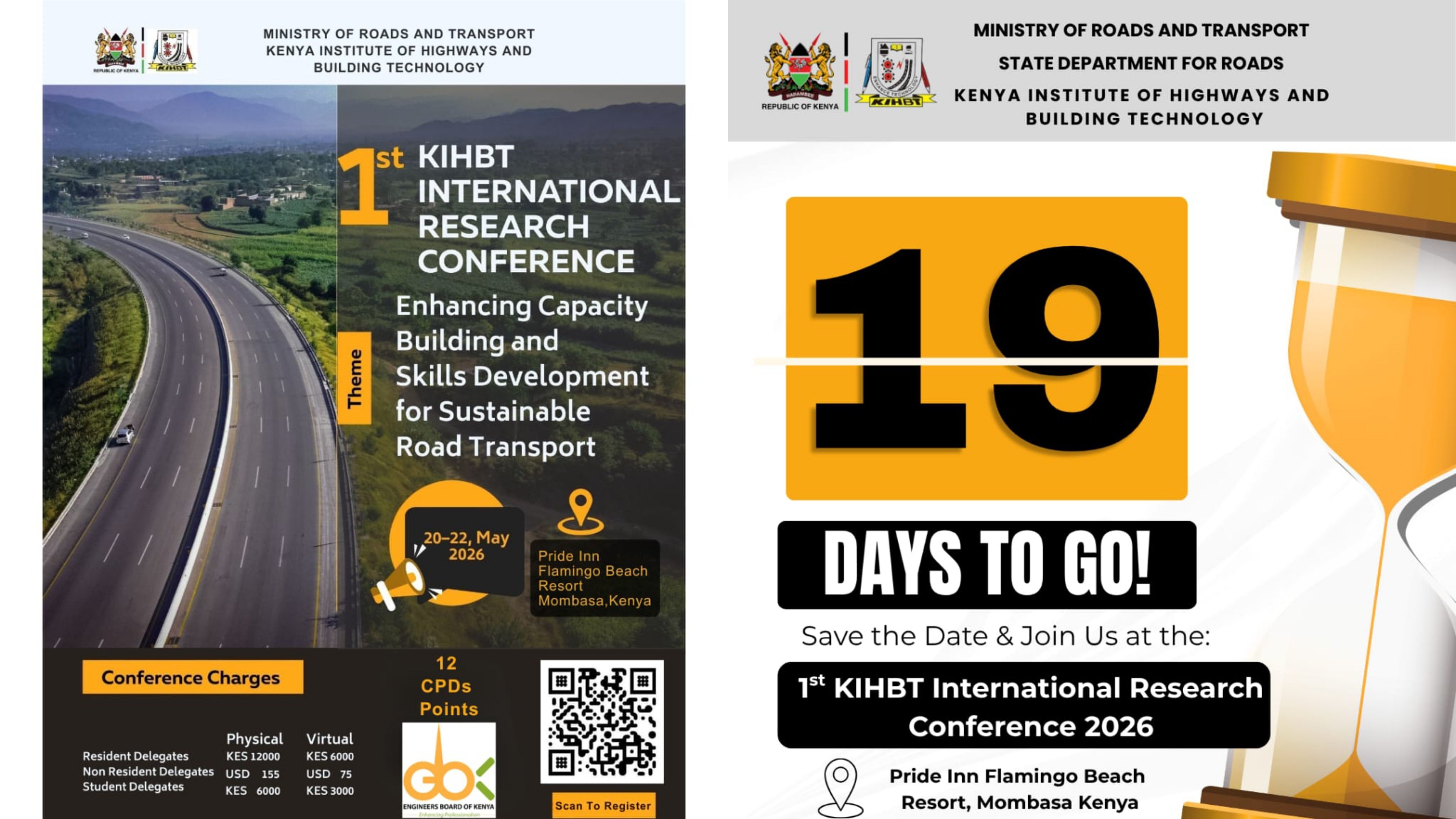 Mombasa to Host KIHBT International Research Conference on Road Transport Skills