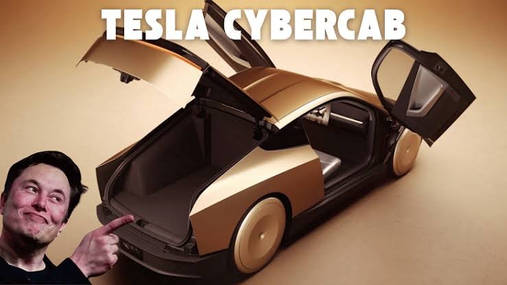 A sleek, futuristic-looking vehicle with a metallic finish and no steering wheel or pedals, sitting in a showroom.