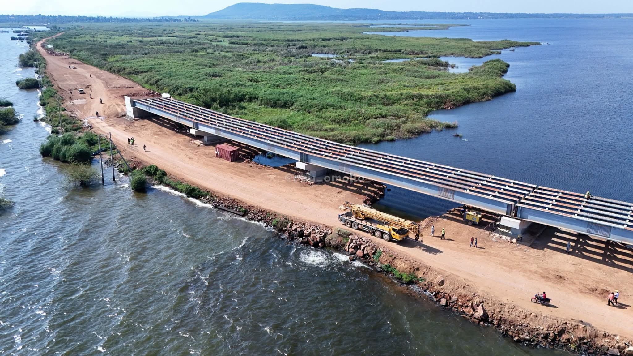 Simplified Technical Report: Dhogoye Bridge Construction Advances to Link Siaya and Busia Counties