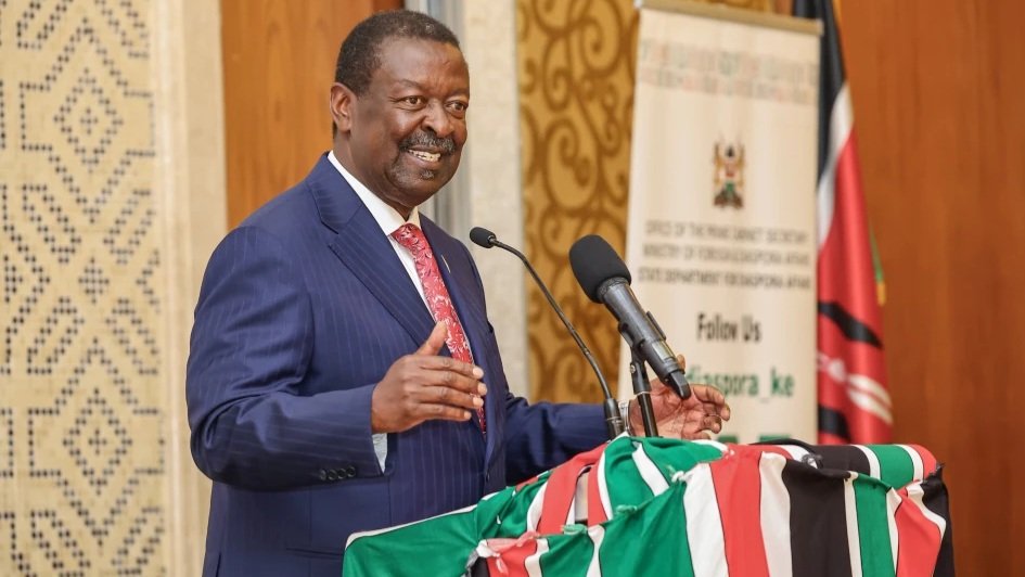 Mudavadi Lands in Baku Ahead of Global Housing Summit