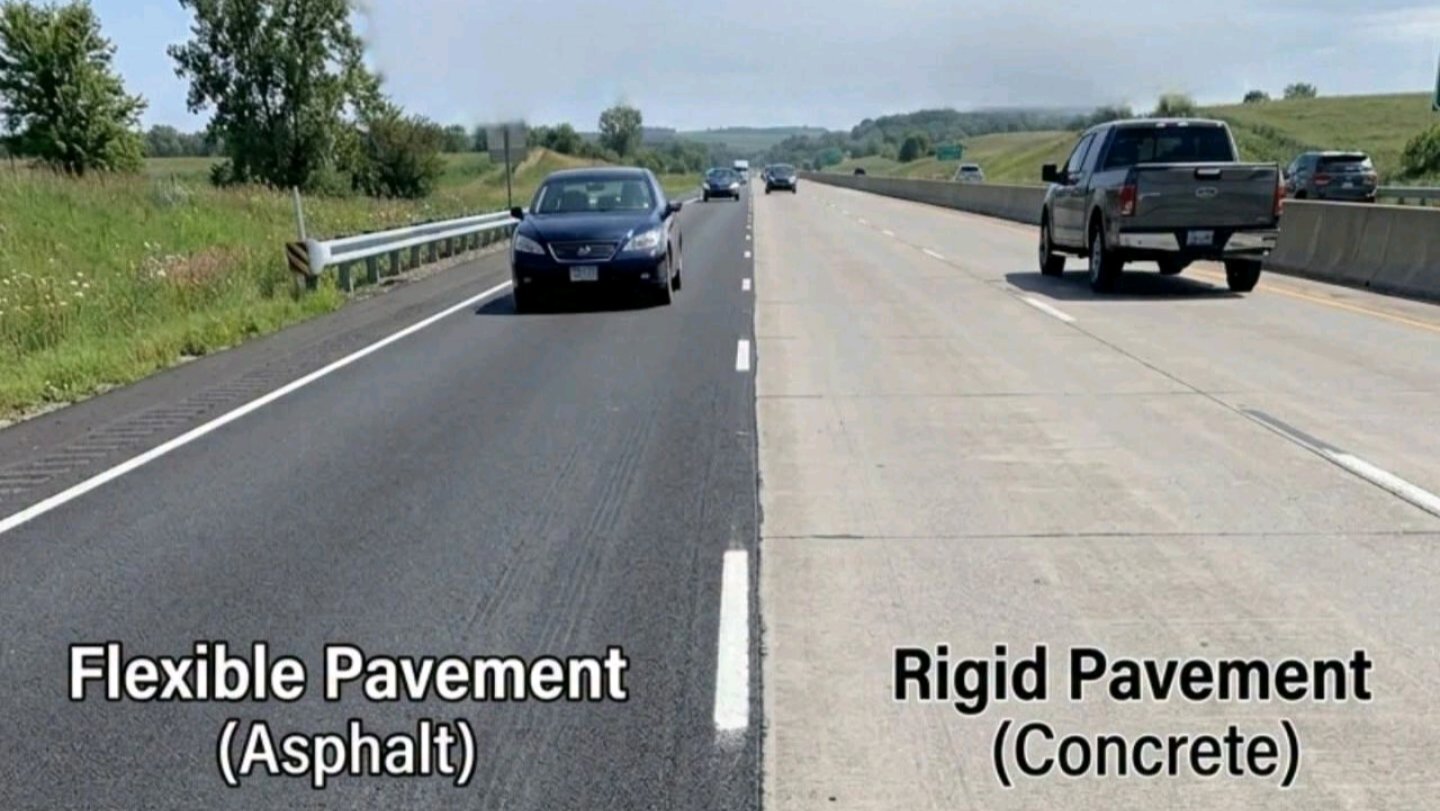 Why engineers choose asphalt over concrete for highway pavement design