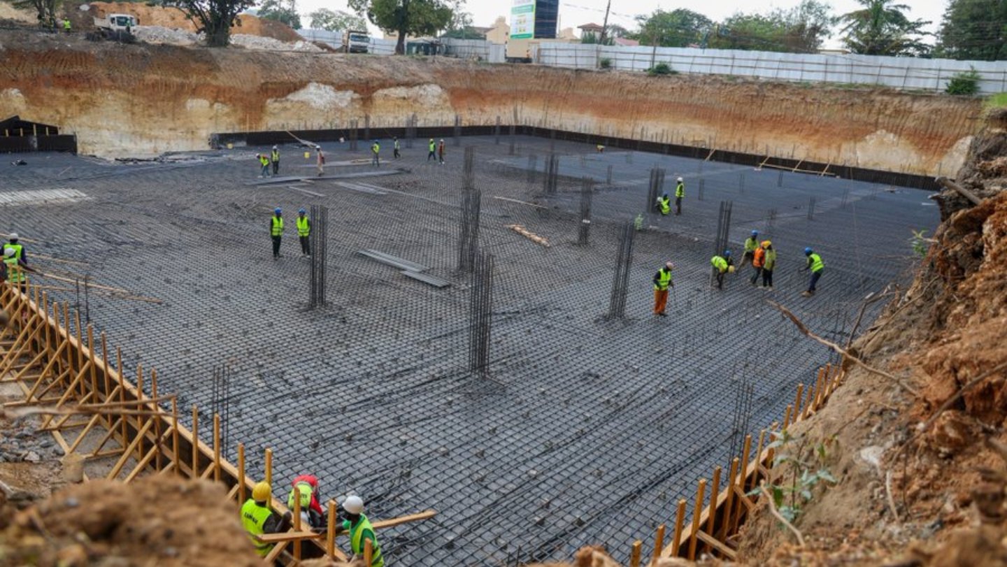 Defence ministry official inspects foundation works as site activity accelerates