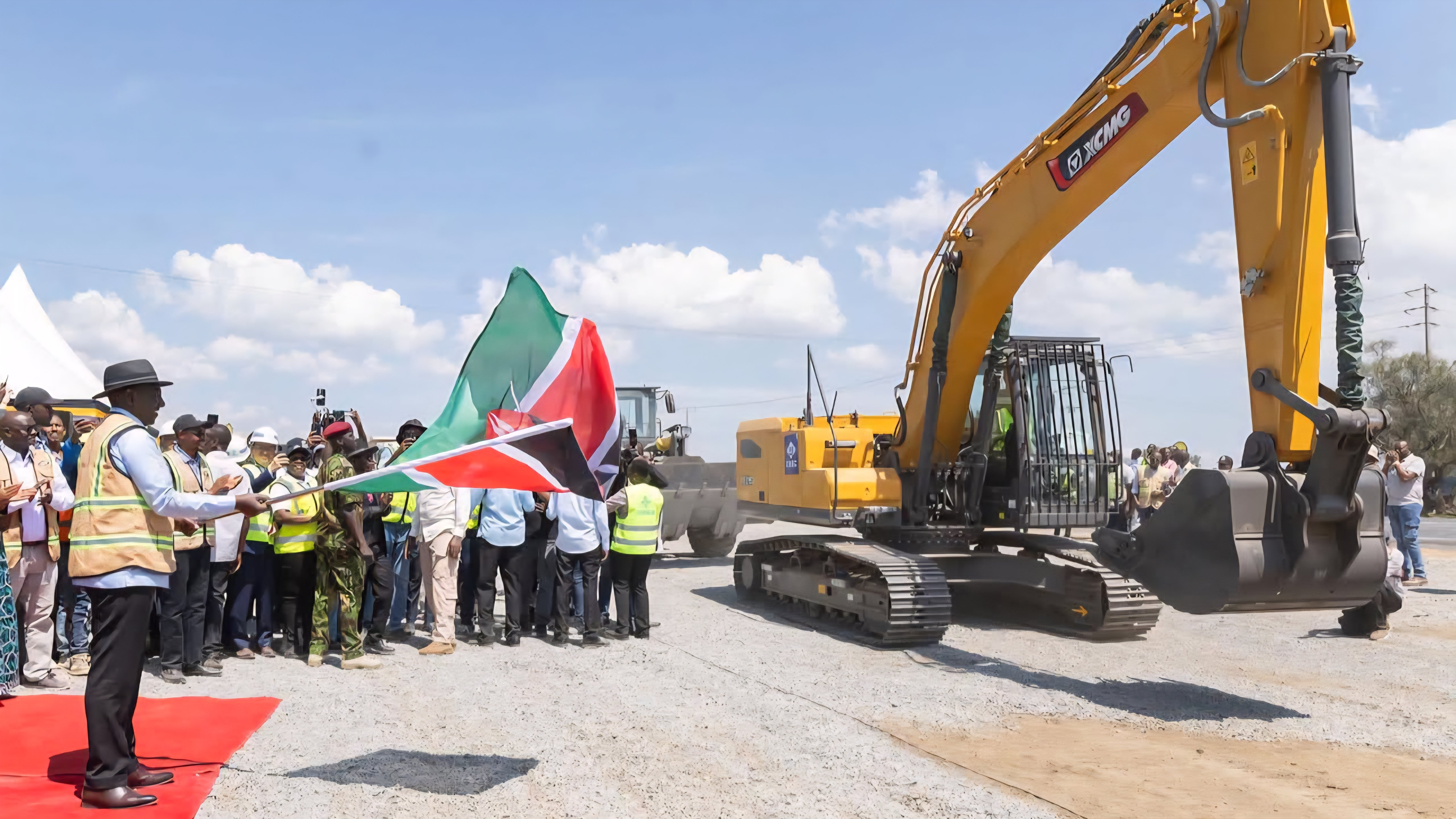 President Ruto launching the Rironi-Mau Summit Highway