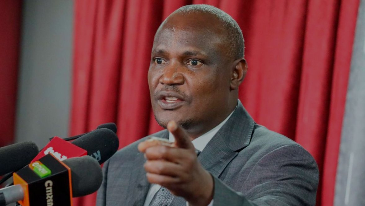 Photo of treasury CS John Mbadi.