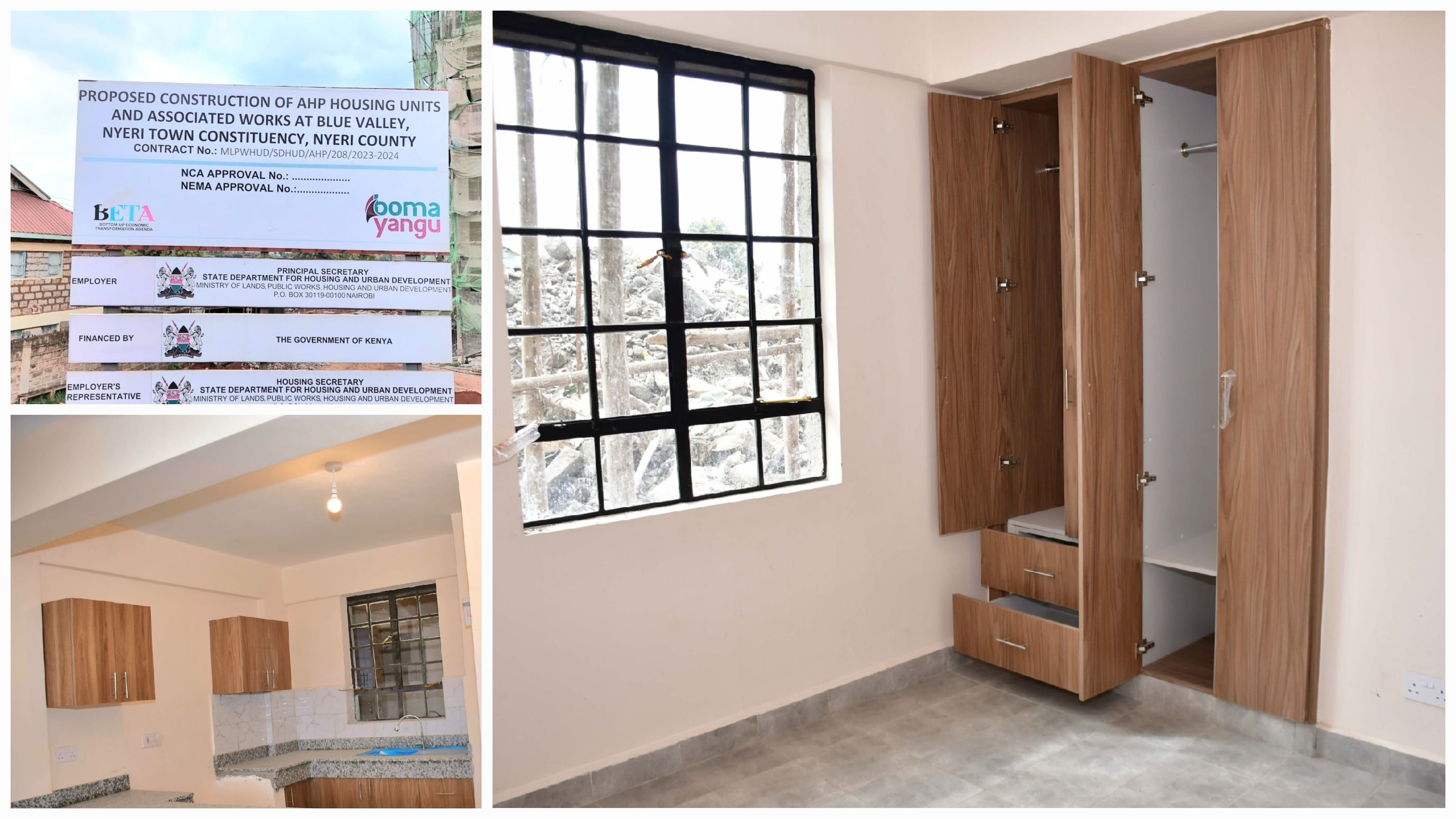 The Blue Valley Affordable Housing Project in Nyeri Town Constituency, Nyeri County
