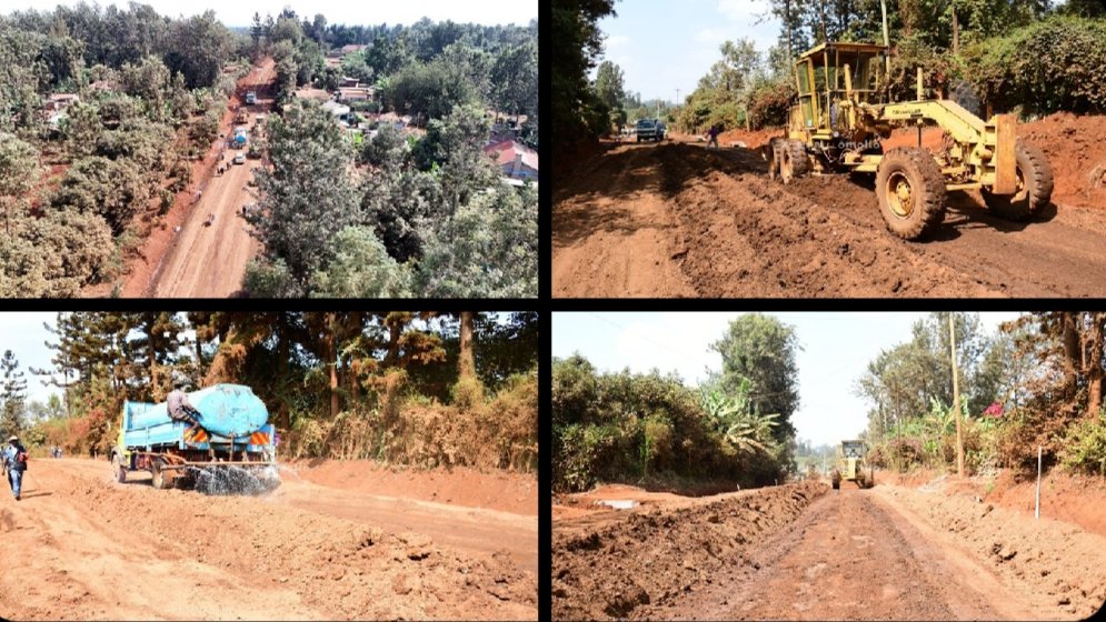 KeRRA Upgrades Kahaini-Kaburugi-Kiranga Road to Bitumen Standard