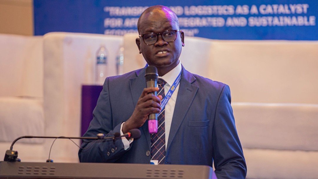 Kenya Ports Authority Managing Director William Kipkemboi during the Global Logistics Convention in Juba, South Sudan.
