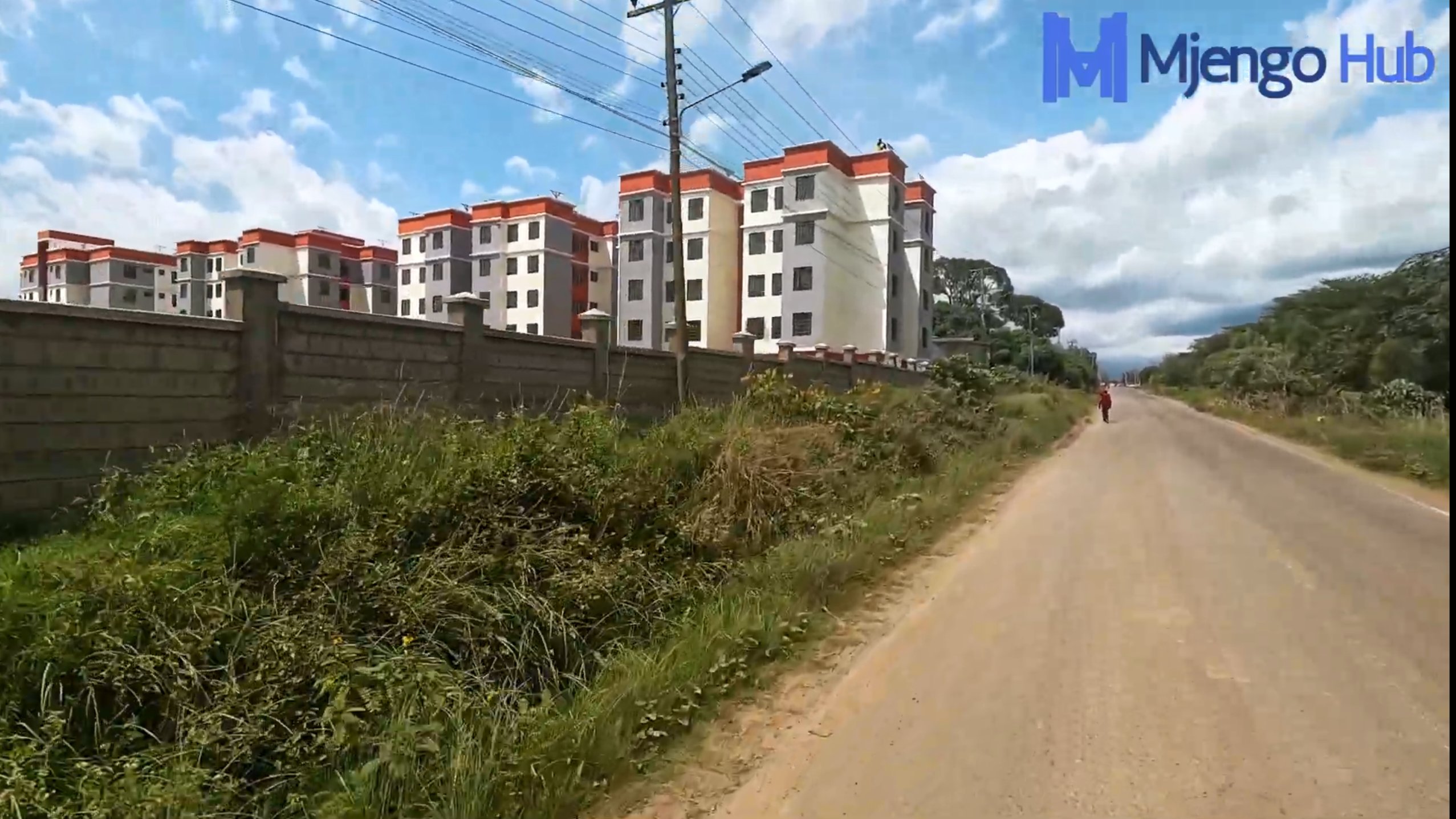 The photographic image by Mjengo Hub of the Nanyuki Affordable housing units that Boma Yangu offers at 40% discount