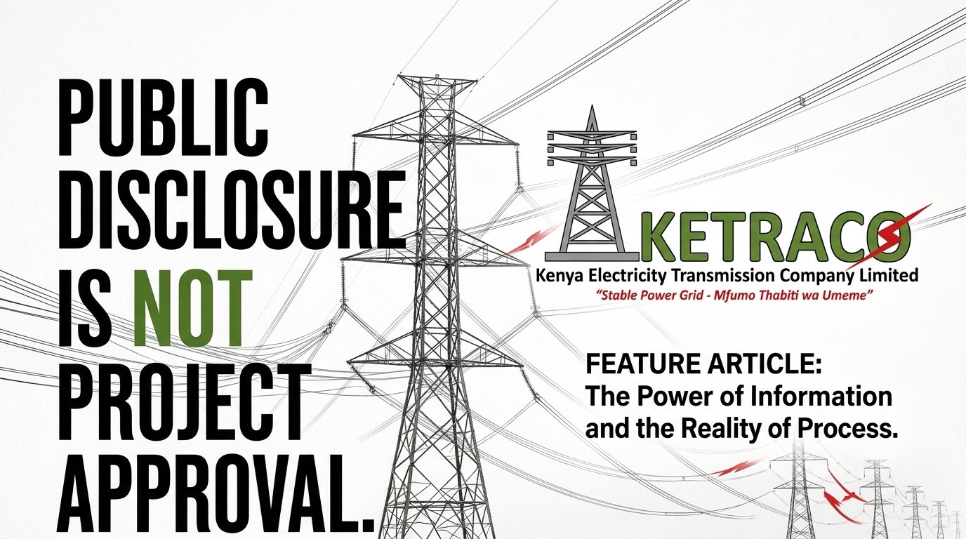 KETRACO Explains Why Public Disclosure Does Not Mean a Project Has Been Approved Amid Private Interests