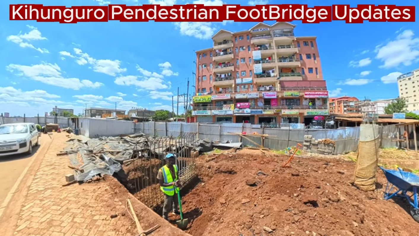 Pillars Erected at Dangerous Thika Road Crossing Point as Bridge Project Gains Momentum