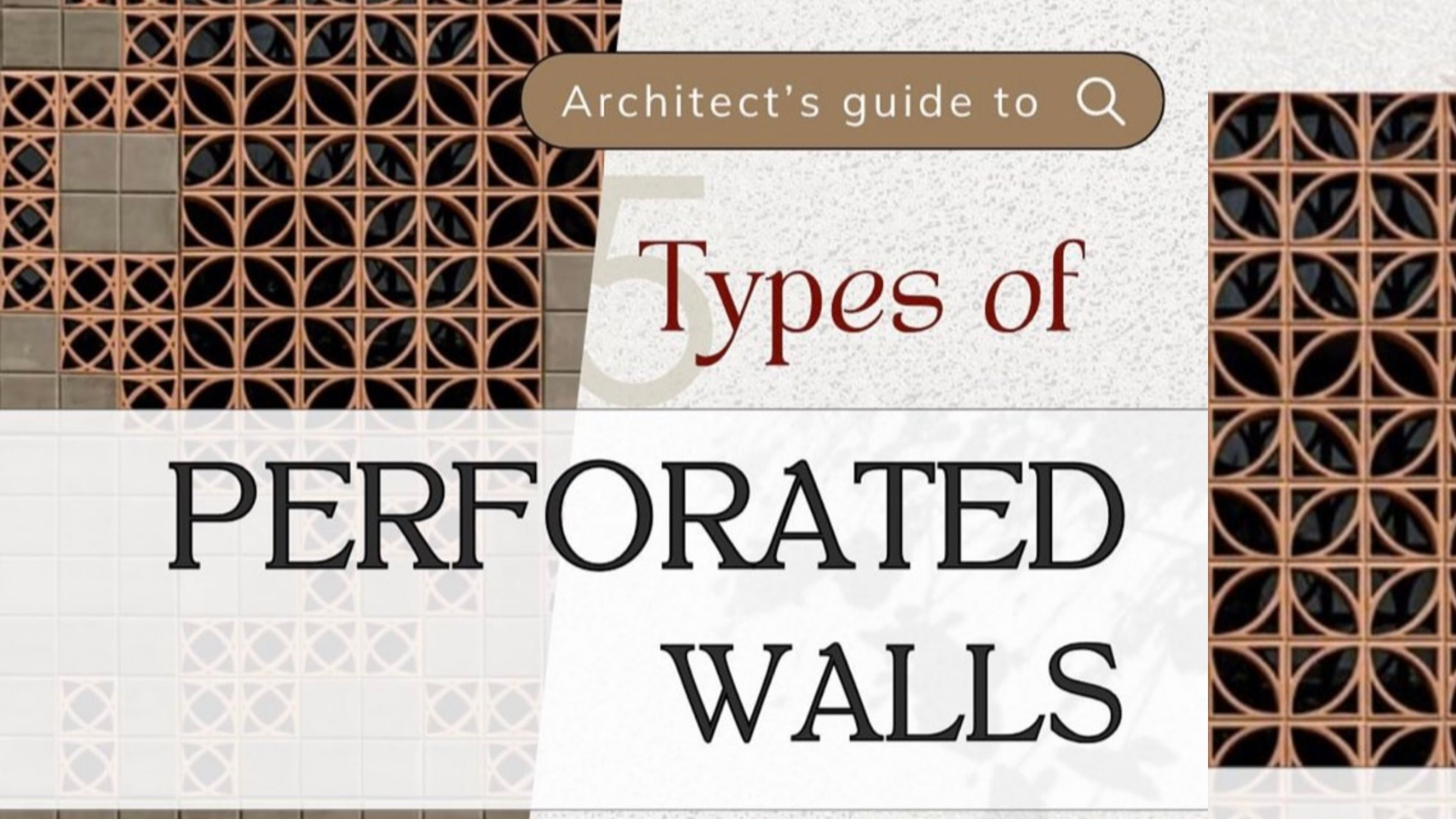 Types of perforated walls
