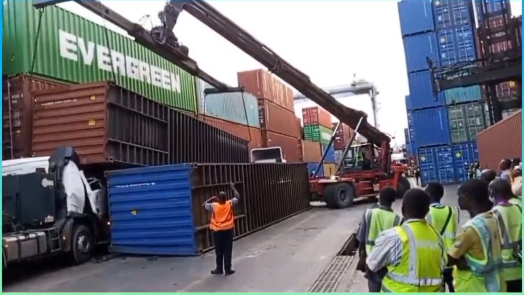 Container collapse at Mombasa Port highlights risks around cargo handling operations