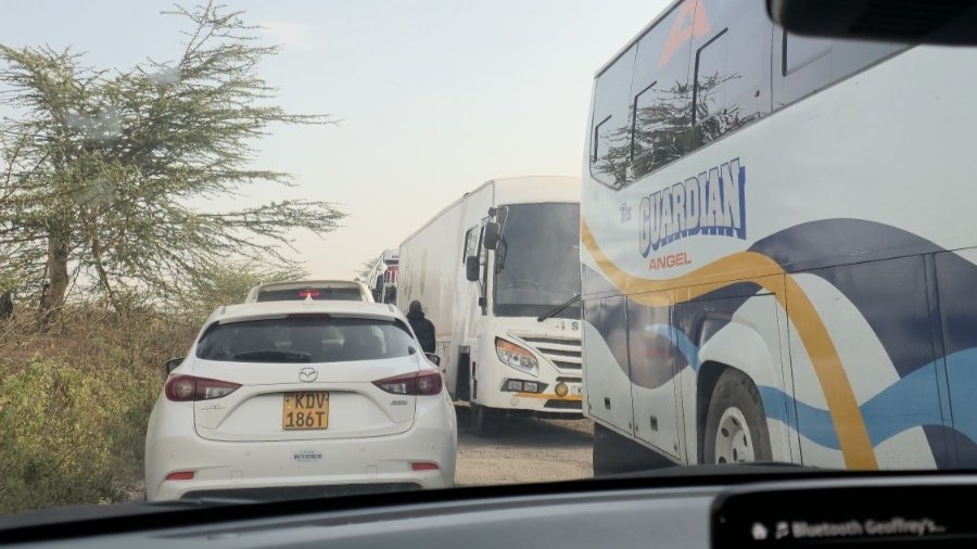 Two-Truck Collision Causes Overnight Traffic Snarl on Nairobi-Nakuru Highway at Gilgil