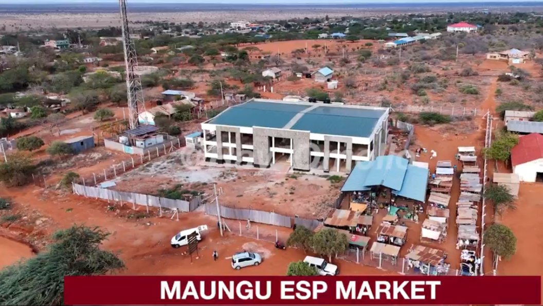New KSh 50M Maungu Market Completed in Taita Taveta