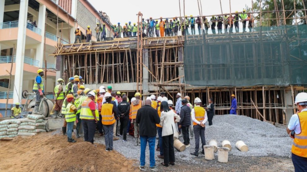 Defence Principal Secretary Inspects Meru Hospital Expansion Works