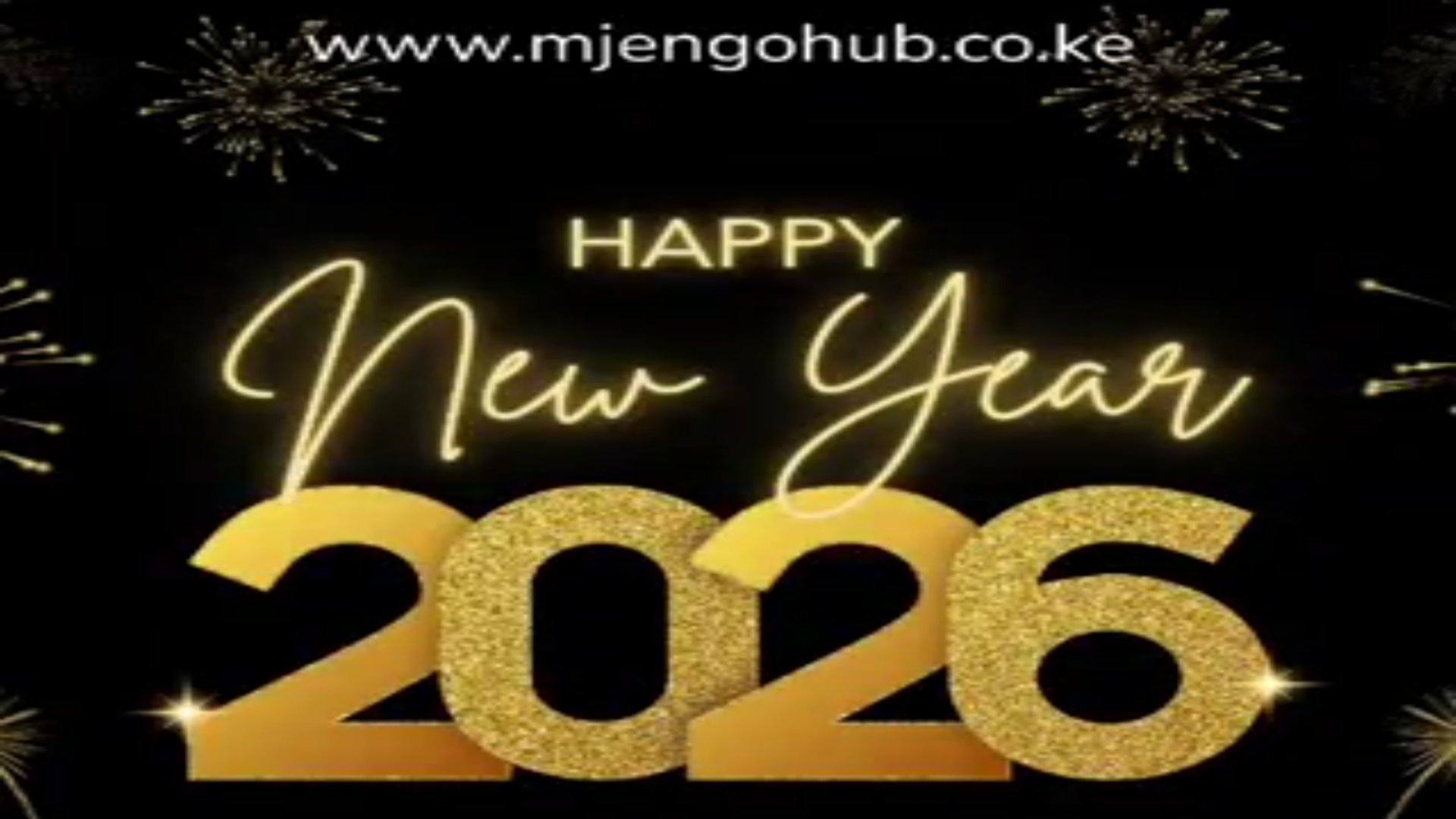 A happy new year image dedication from mjengohub.com