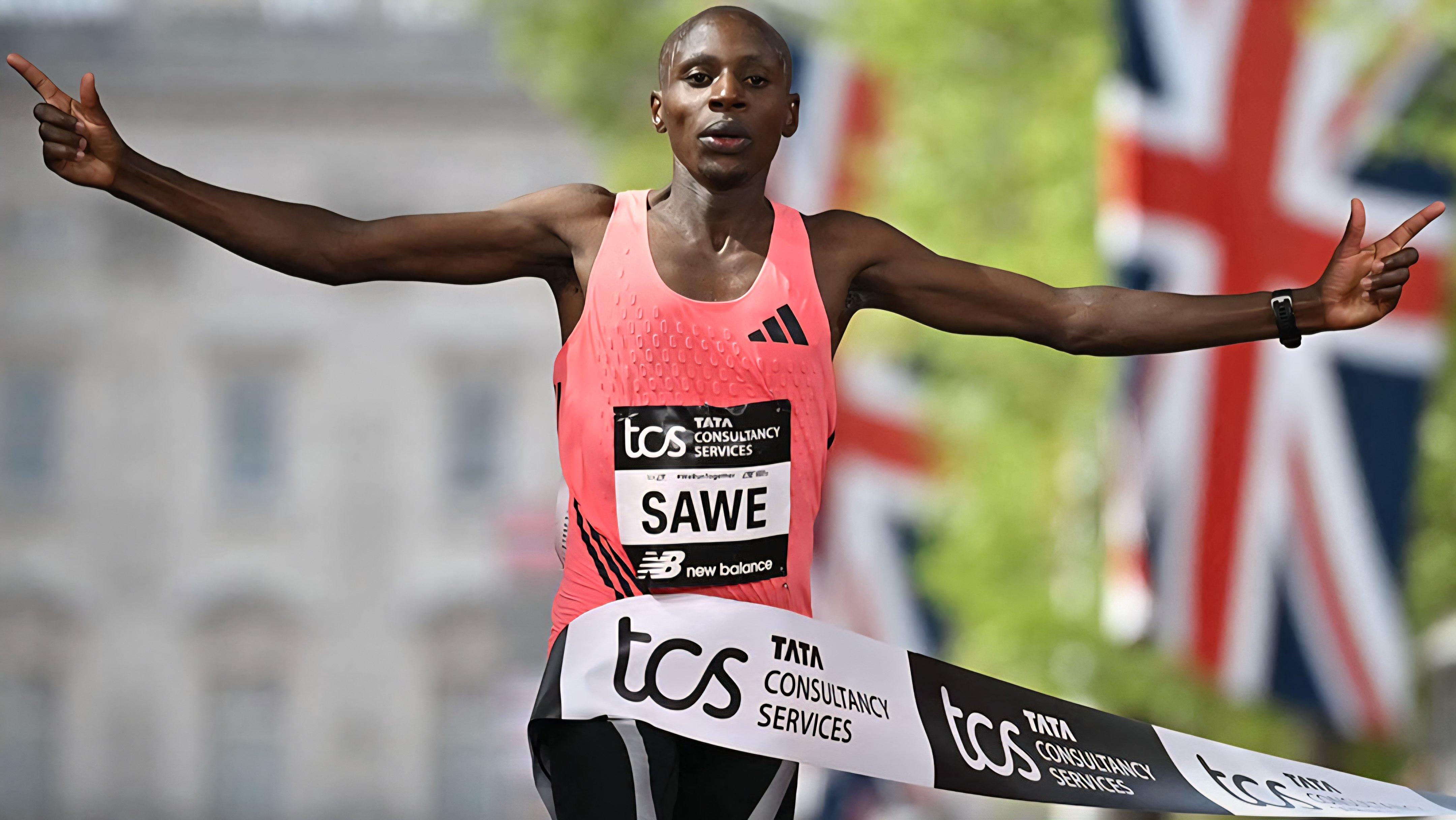 Kenyan runner Sabastian Sawe clocks 1:59:30 to shatter marathon world record