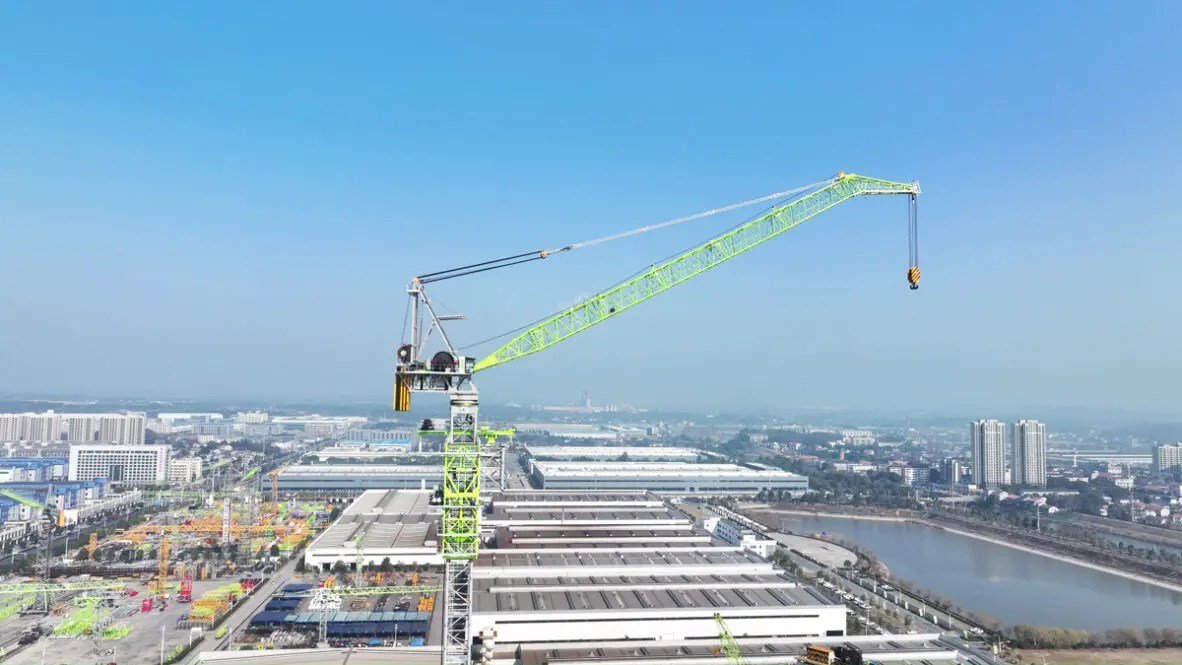 Zoomlion Unveils World's Tallest Tower Crane Built to Install Next-Generation Wind Turbines