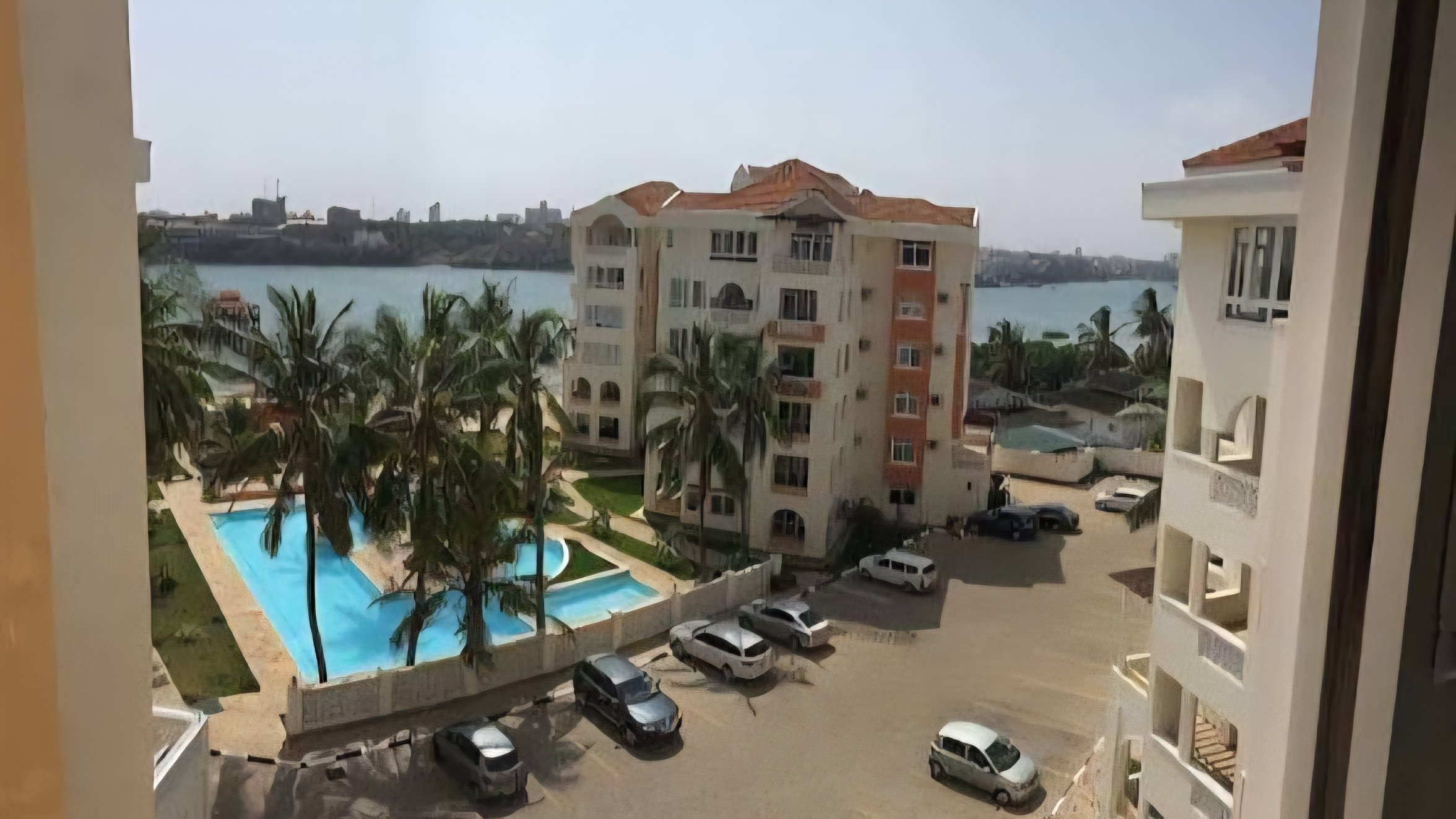 Exterior view of residential apartment complex developed by Myspace Properties in Mombasa, Kenya.