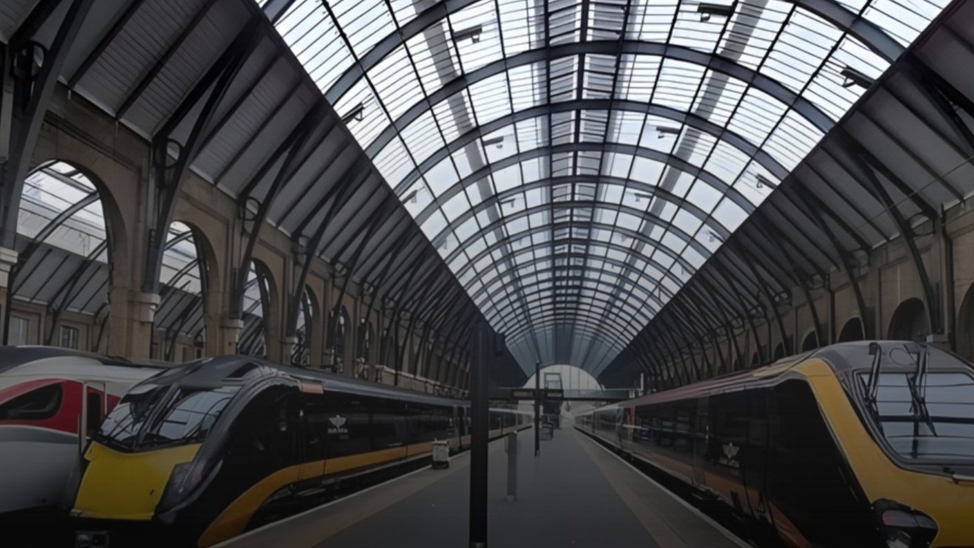 Nairobi Central Railway Station redevelopment project architectural rendering showing the modern roof structure.