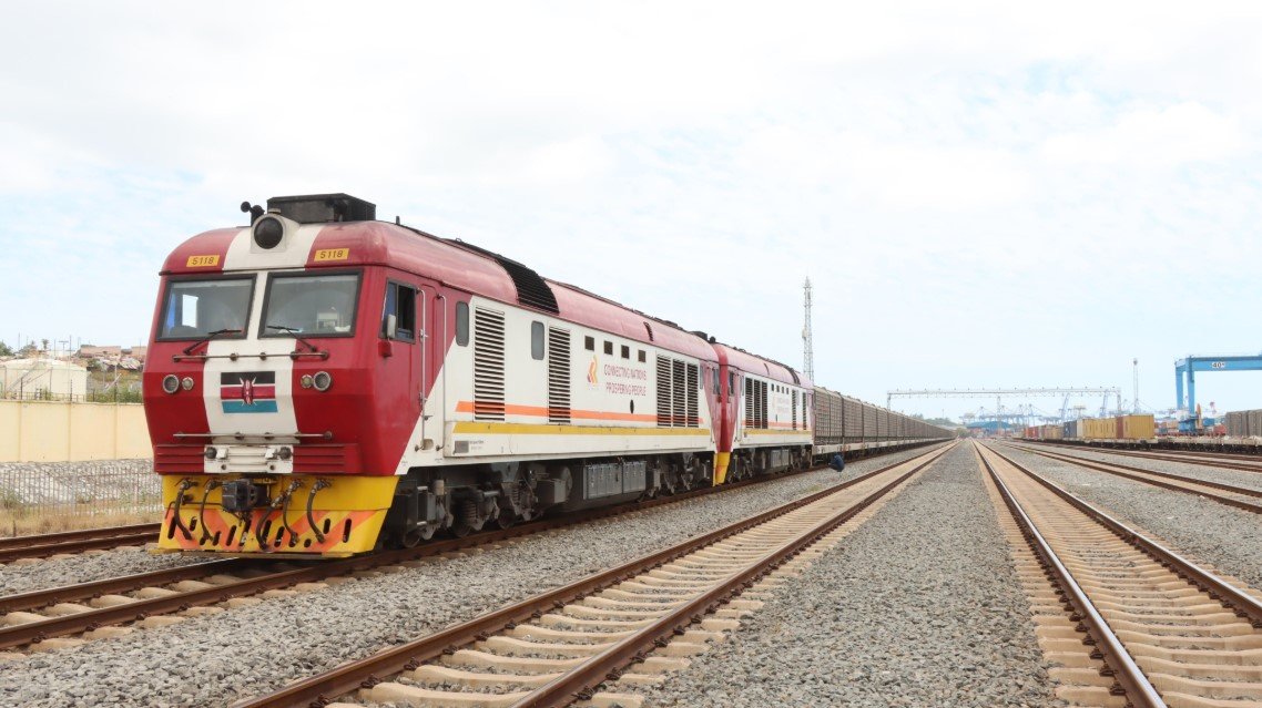 Kenya Railways cargo train