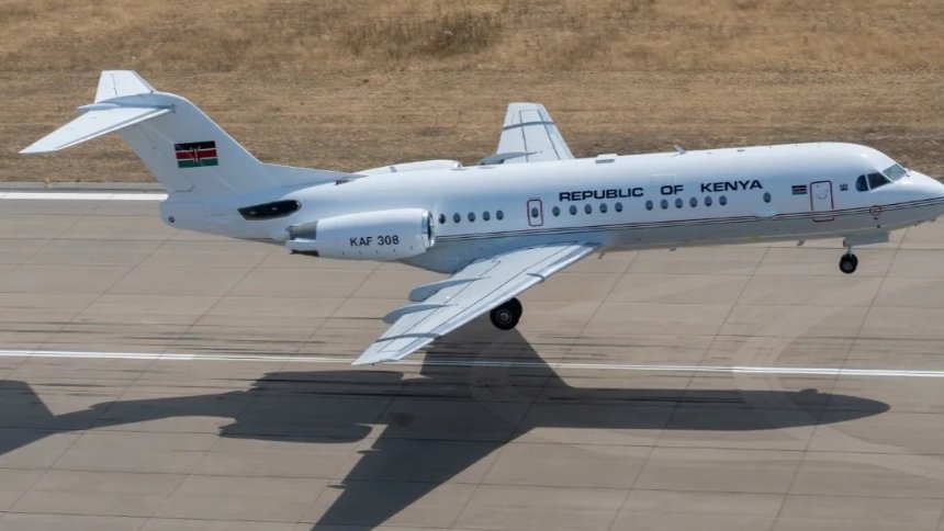 Kenya's presidential jet returns after year-long overhaul with new technology upgrades