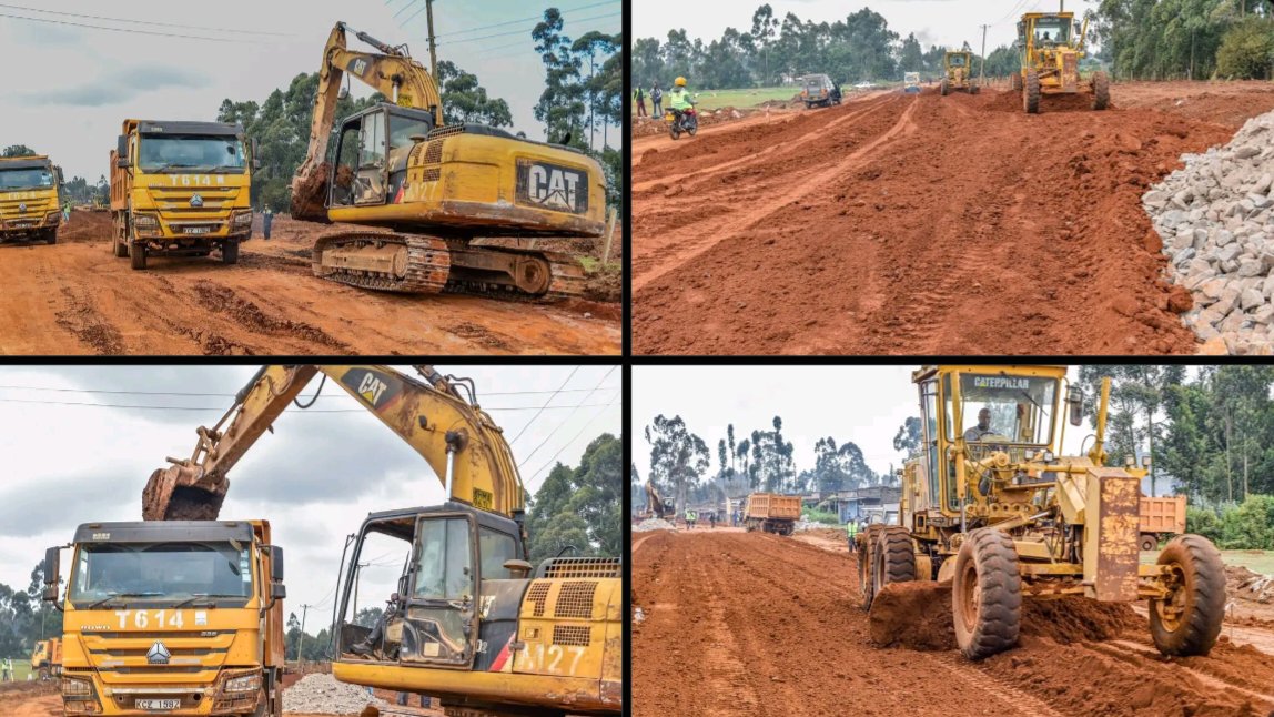 Earthworks Advance on Key Lari Route as Road Works Progress