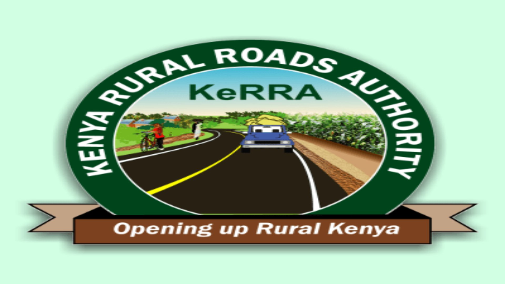 An official circular logo for the Kenya Rural Roads Authority (KeRRA).