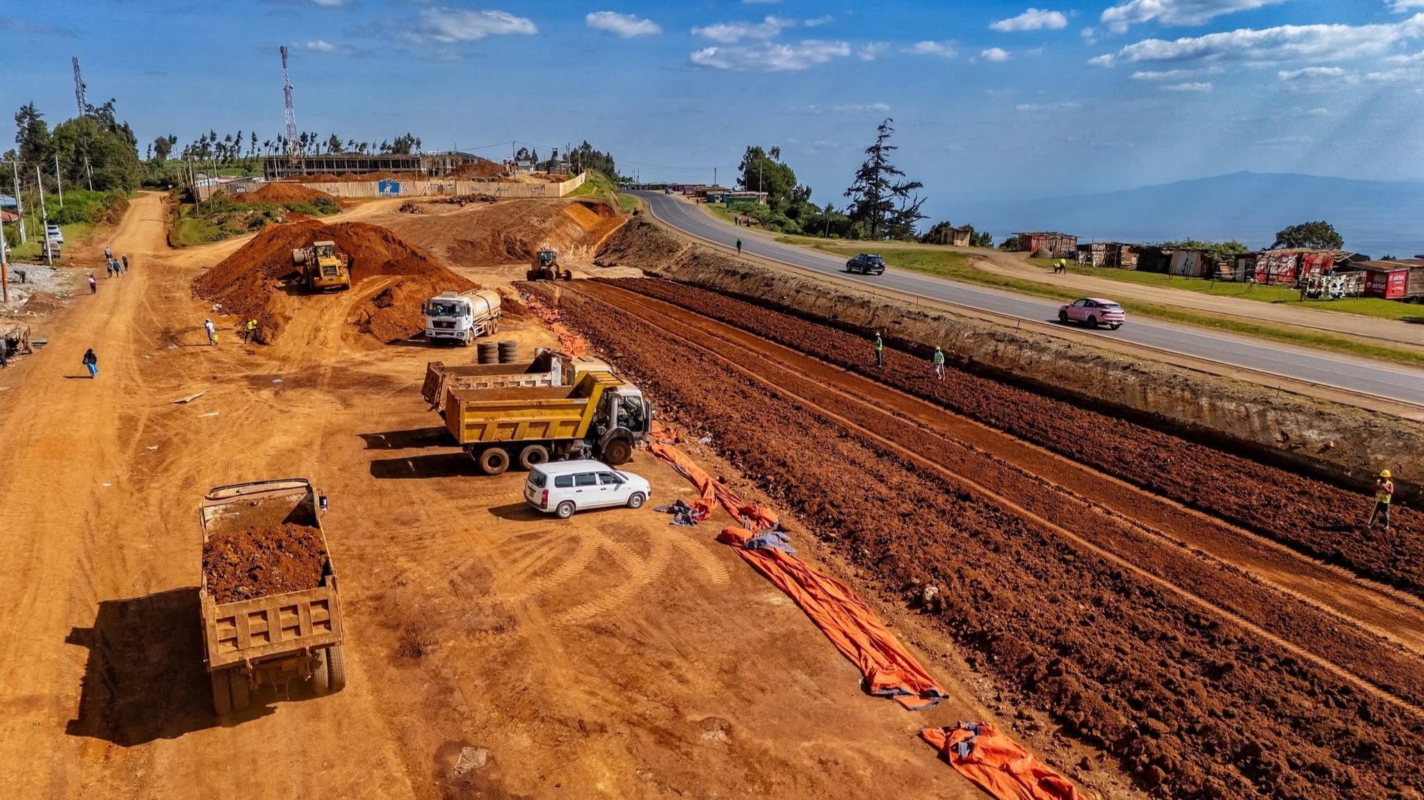 PHOTOS: Rironi Mau Summit Road Dualing Project Advancing on High Gear