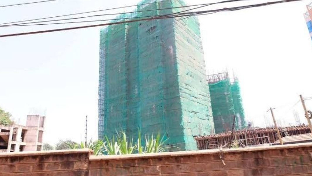 New apartment blocks rising in Kileleshwa Estate, Nairobi.