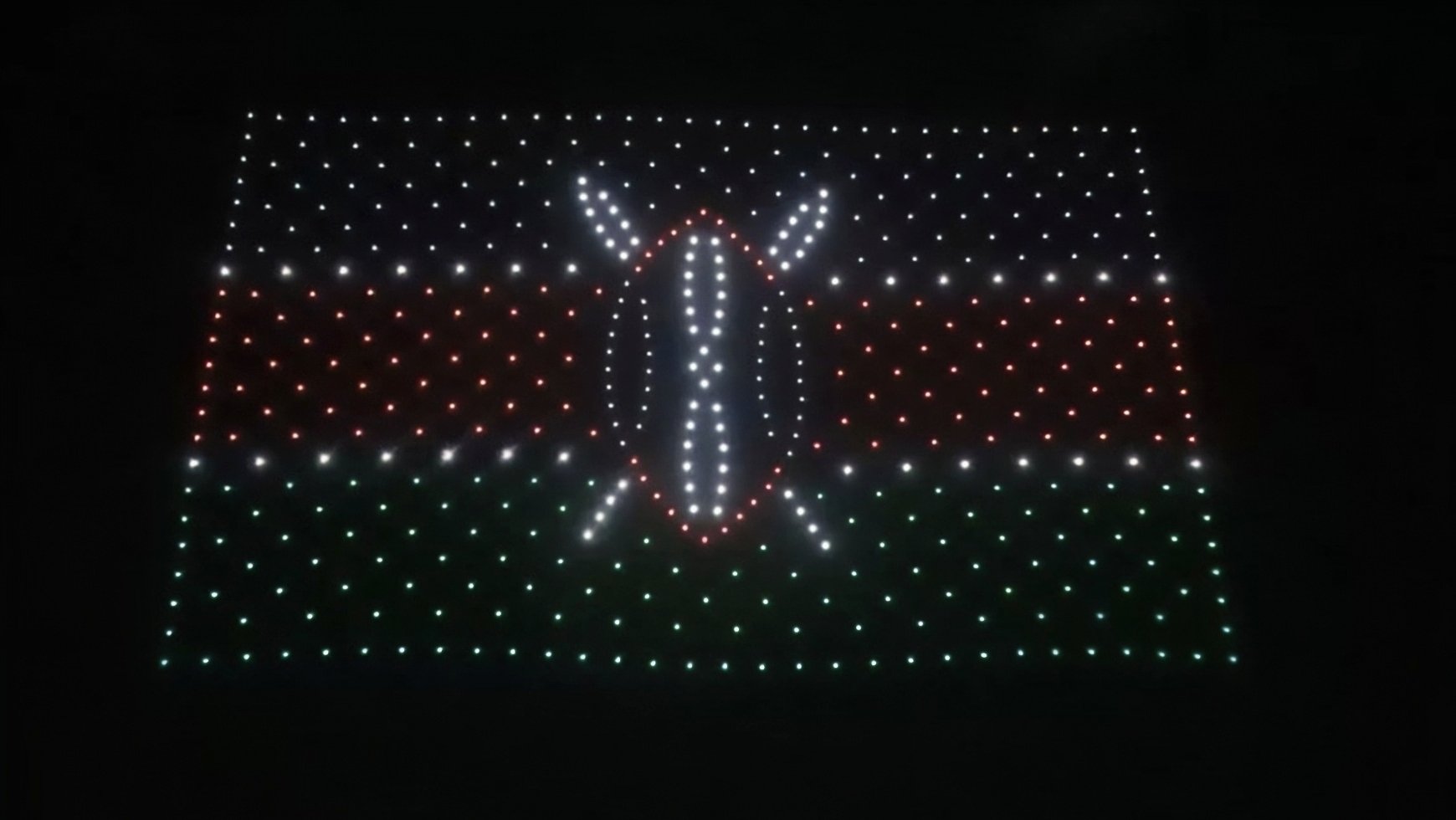 China Drone Spectacle Turns Nairobi Skyline Into Stage for Kenya-China Relations