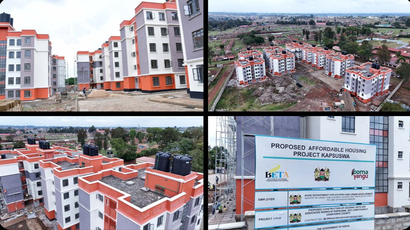 Government Unveils Progress at Kapsuswa Housing Site in Eldoret City