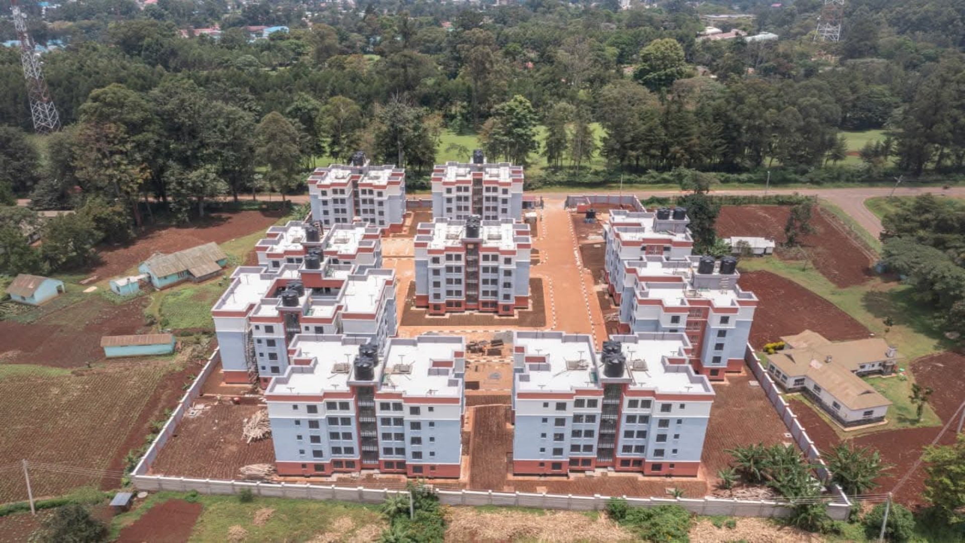 The Lurambi Affordable Housing Project in the Milimani area of Kakamega Town