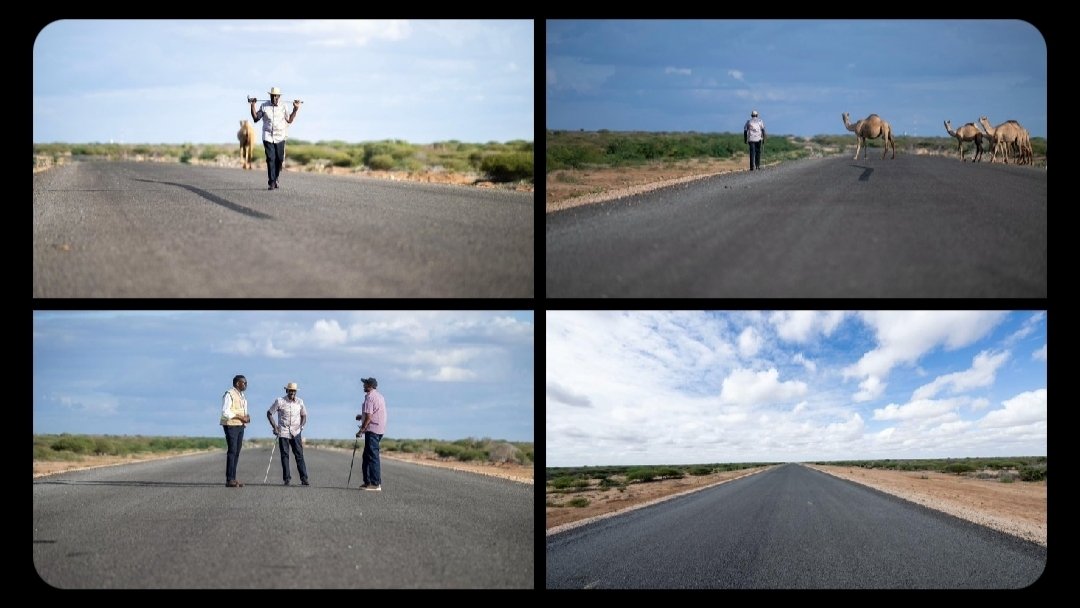 Ruto Inspects 257km Lamu-Ijara-Garissa Road Progress as Northern Kenya Tour Ends