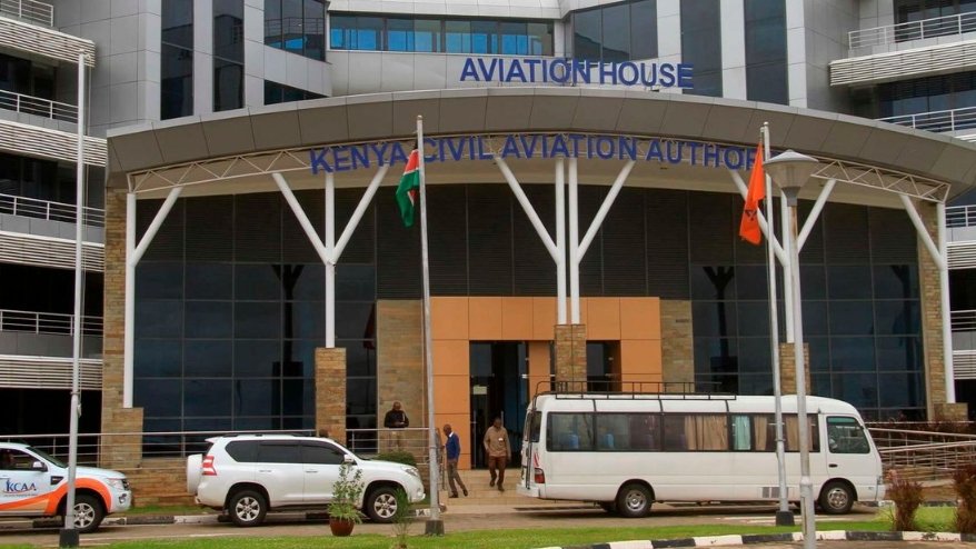 Kenya Civil Aviation Authority building at Jomo Kenyatta International Airport