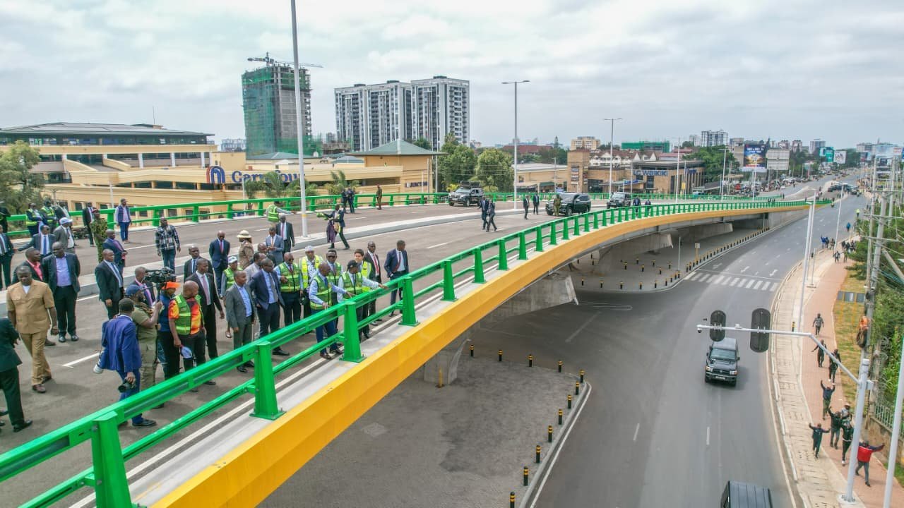 Ruto Commissions Ngong Road-Naivasha Road Flyover in Nairobi