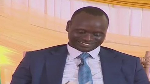 Lawrence Kibet, Director General of Public Investments and Portfolio Management, sitting during a parliamentary hearing in Nairobi.