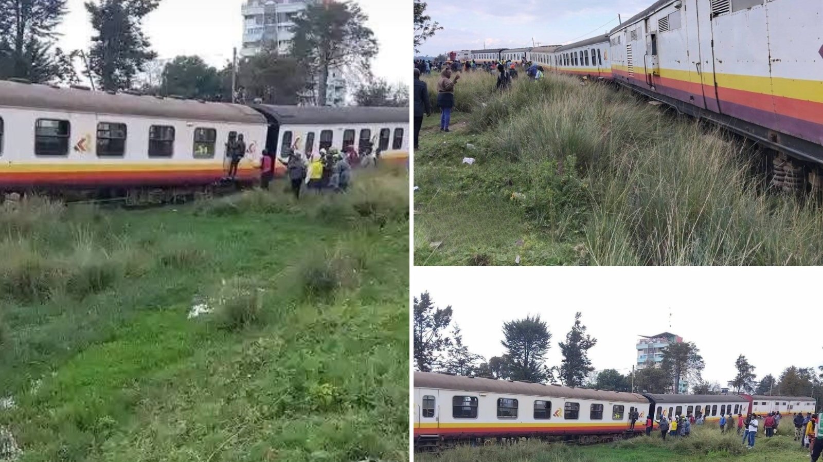 Nairobi-Nyahururu train derails near Ol Kalou station