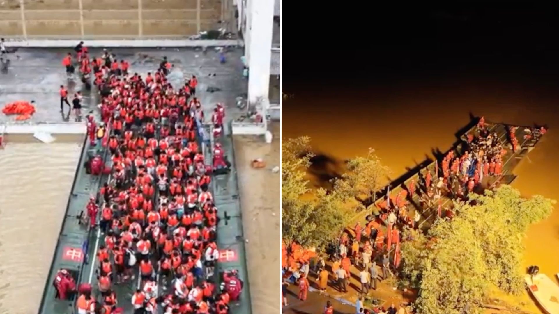 Massive Modular Rescue Barge Evacuates 6,000 Stranded Flood Victims in Guangxi
