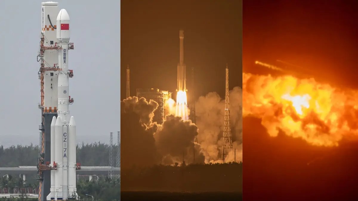 China Long March 7A Explodes 85 Seconds After Liftoff, Destroying ChinaSat-4B Satellite