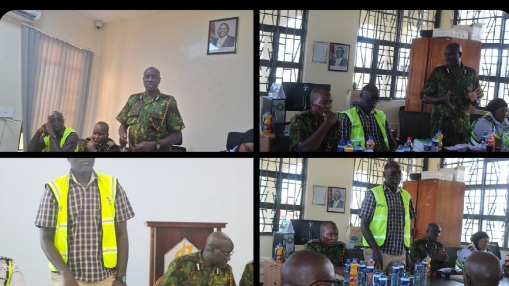 Traffic Commandant Tours Mariakani Weighbridge Cluster to Strengthen Axle Load Enforcement