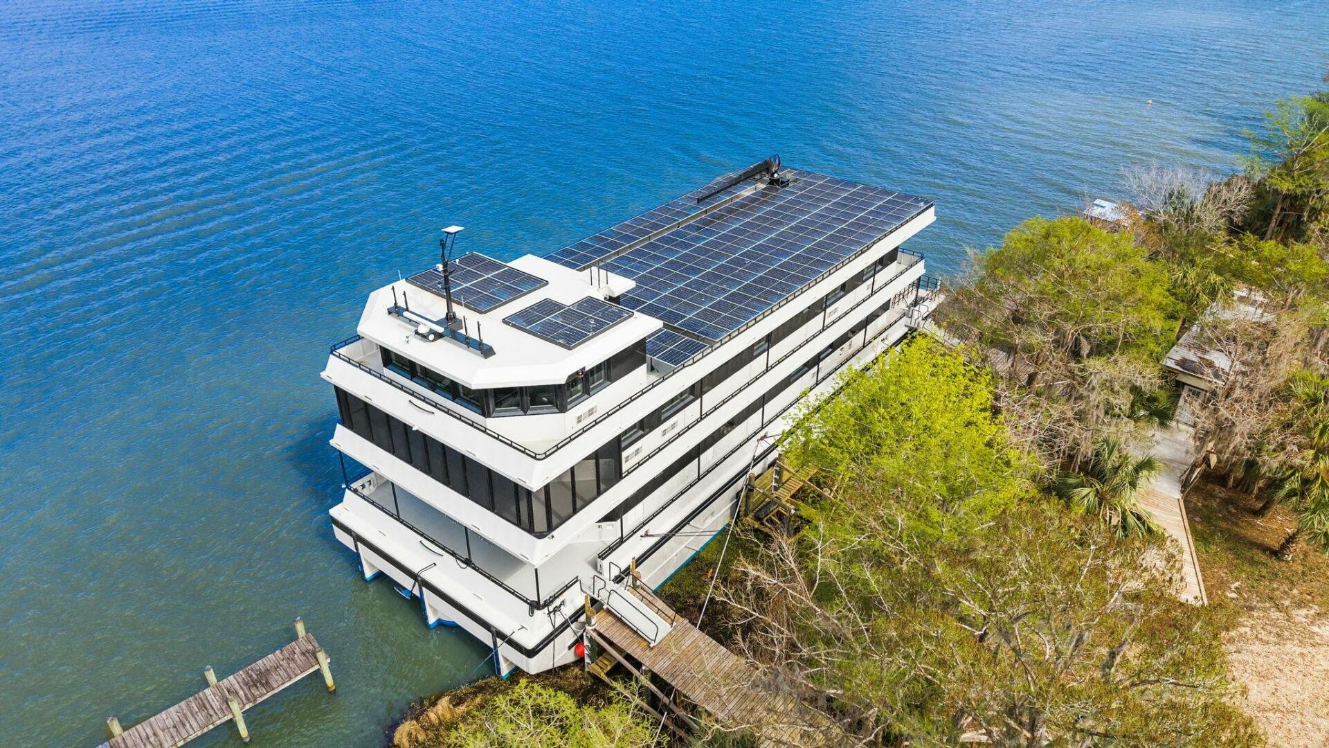 Florida Couple Lists 120-Foot Solar-Powered Floating Mansion For $15 Million