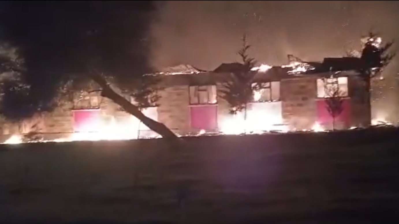Fire Destroys Dormitory Wing at St. Joseph's Seminary Senior School in Molo
