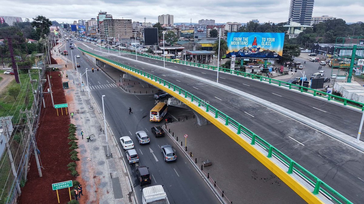 Ngong Road-Naivasha Road Junction Flyover Completed Ahead of Commissioning