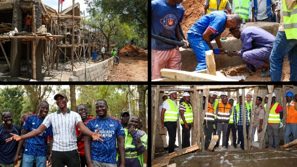 Raila Odinga Mausoleum construction reaches 50 percent completion in Bondo