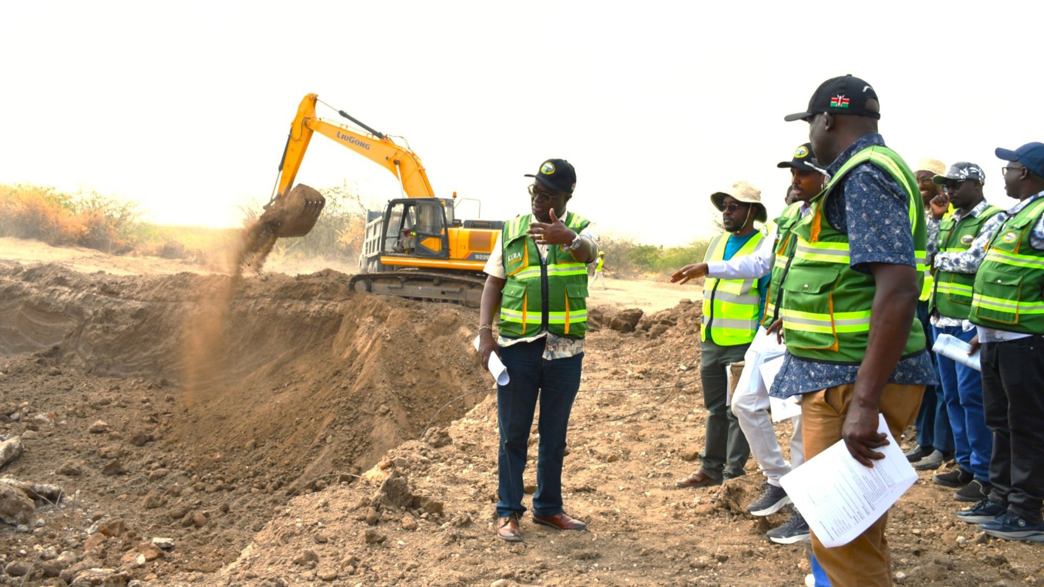 KURA DG Leads Inspection of Hadado and Griftu Town Road Projects