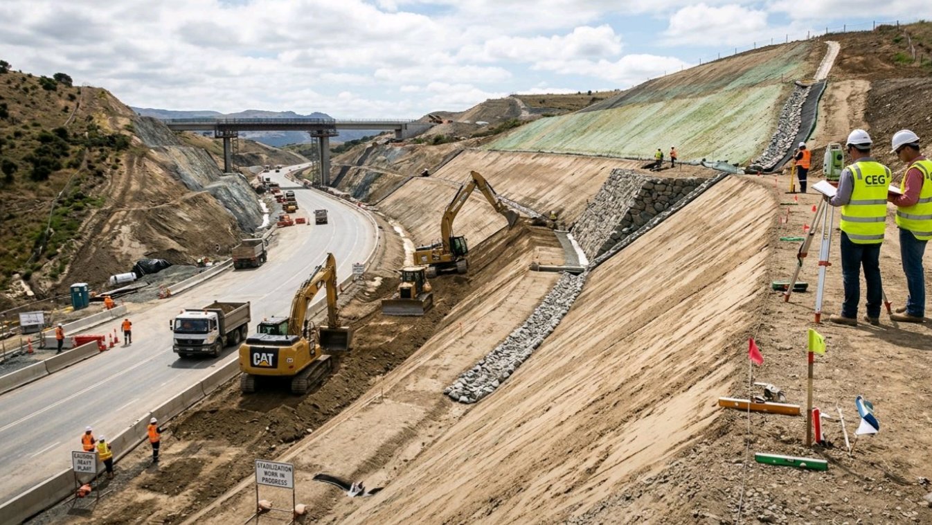 Critical Safety Standards Defined for Slope Excavation in Infrastructure Projects